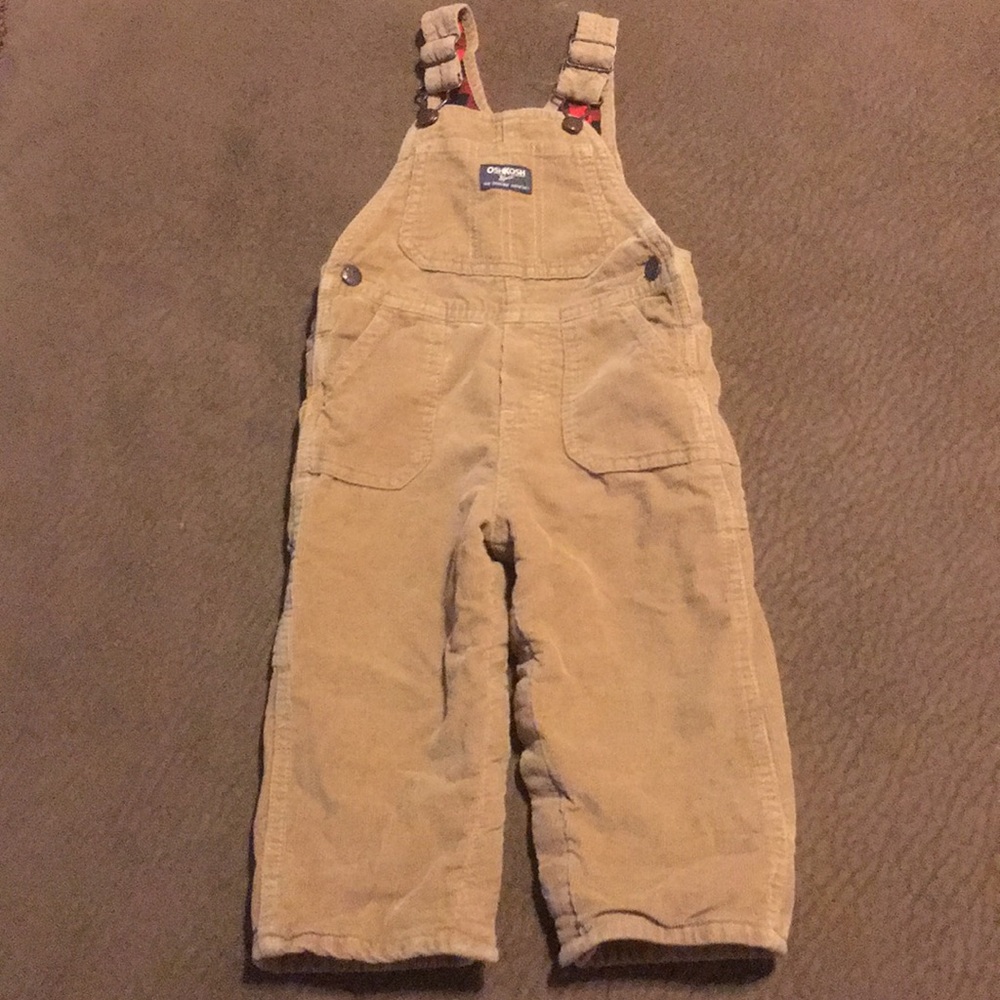 OshKosh corduroy tan overalls